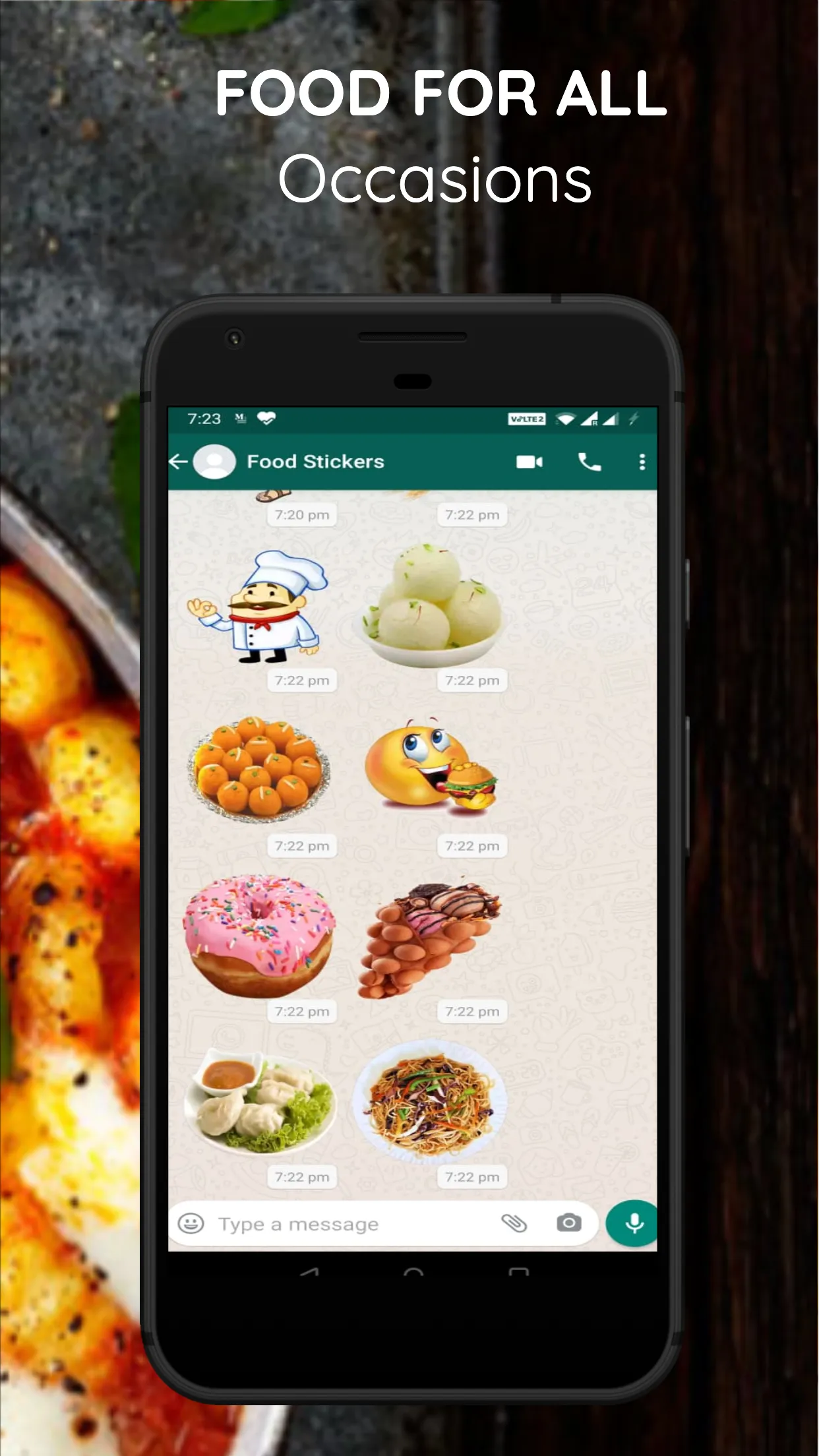 Food Stickers for WhatsApp | Indus Appstore | Screenshot