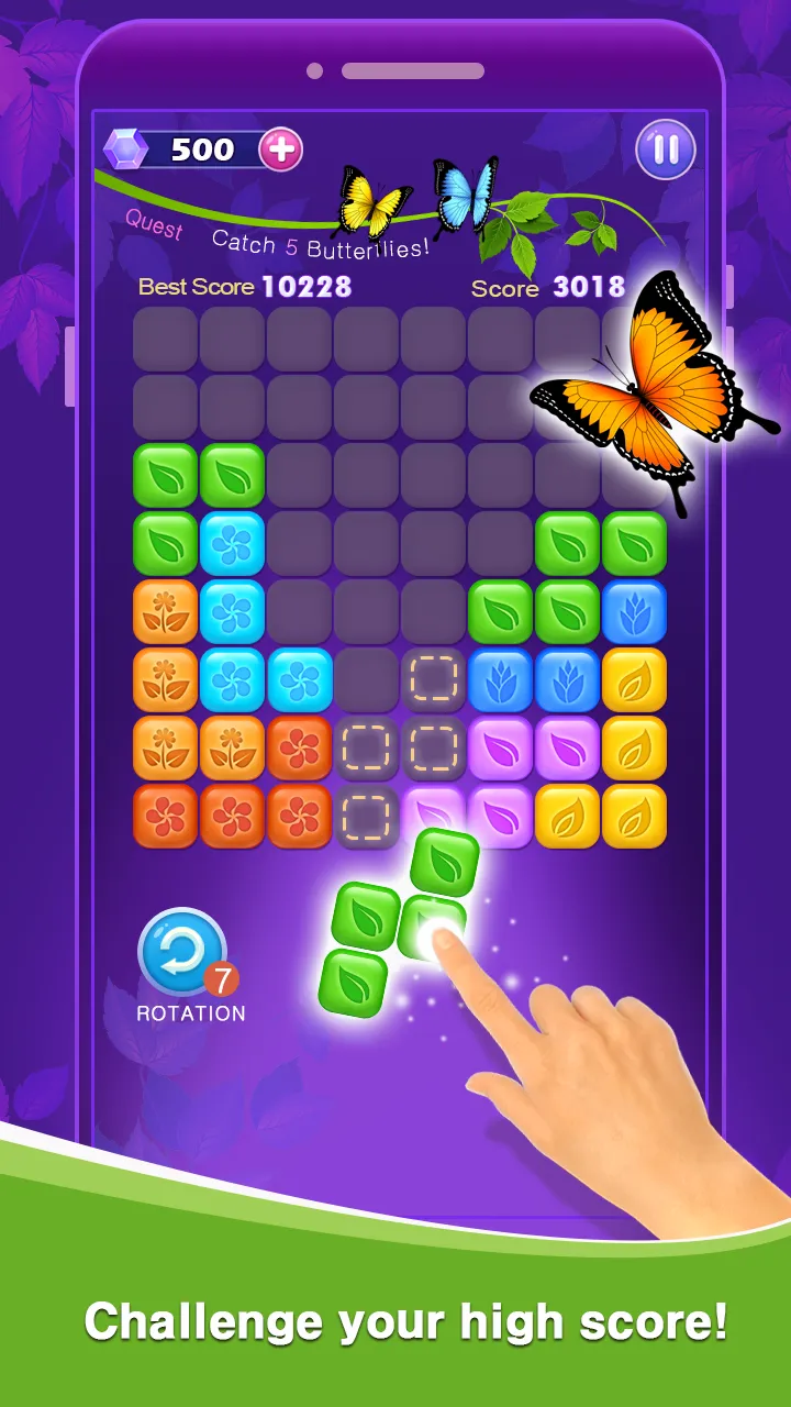 Block Puzzle Cute Butterfly | Indus Appstore | Screenshot