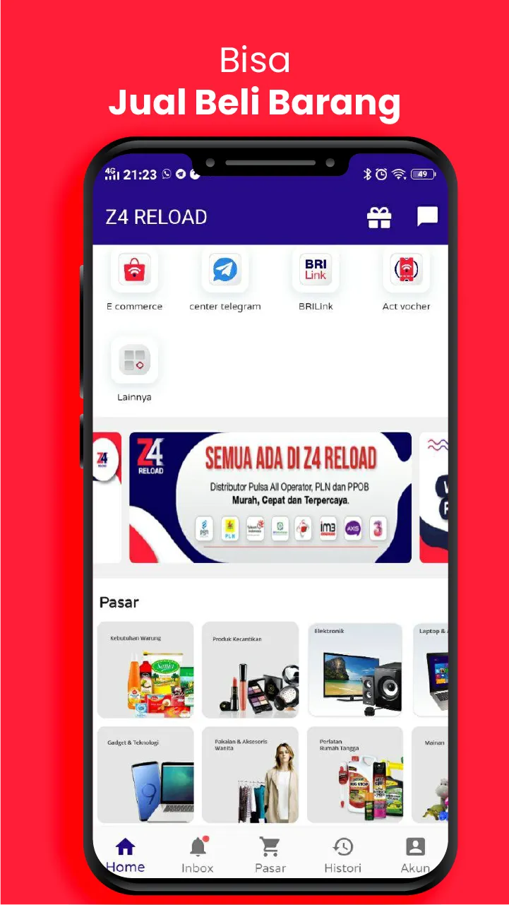 Z4 Reload - Pulsa, Paket Data, | Indus Appstore | Screenshot