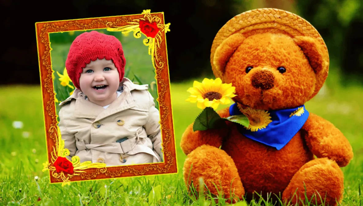 Teddybear Photo Frames | Indus Appstore | Screenshot