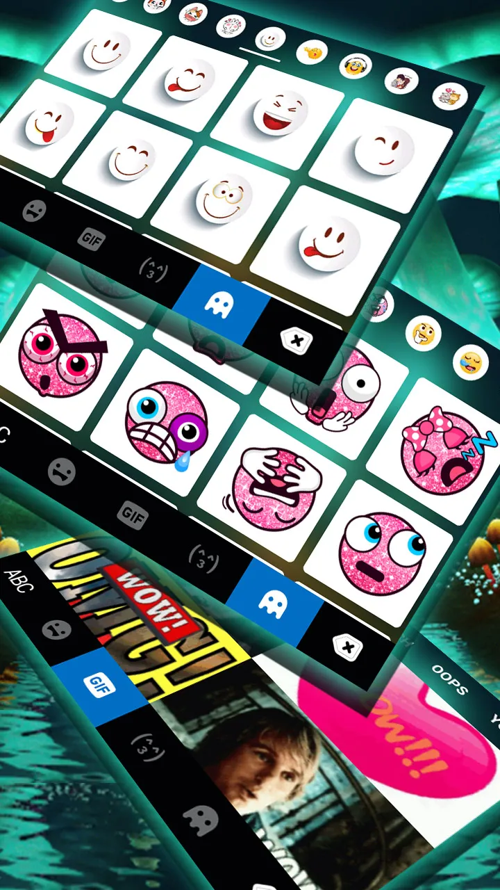 Neon Wonderland Keyboard Backg | Indus Appstore | Screenshot