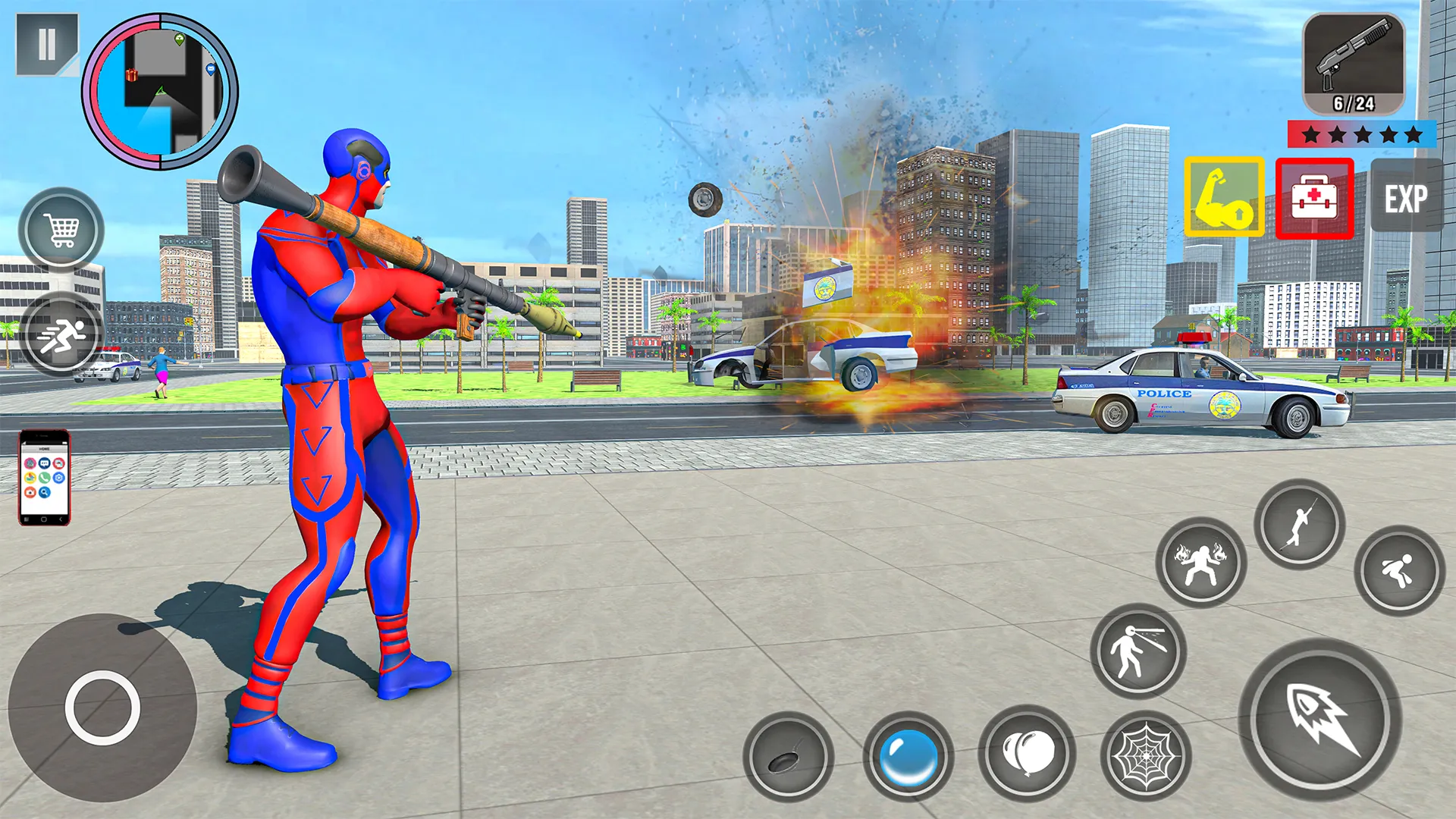 Spider Rope Action Game | Indus Appstore | Screenshot