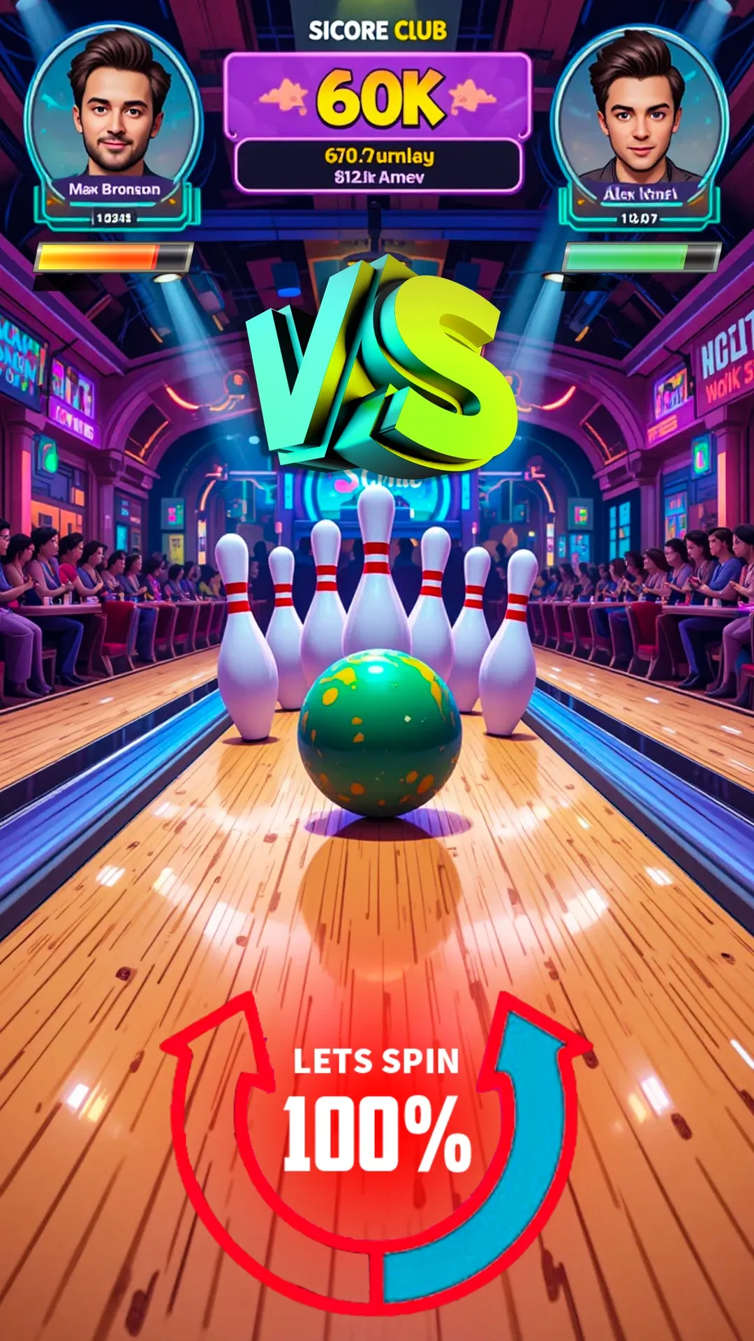 Bowling Battle 3D: Multiplayer | Indus Appstore | Screenshot