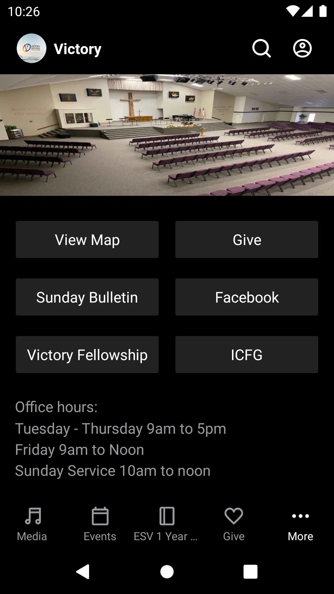 Victory Fellowship Emporia | Indus Appstore | Screenshot