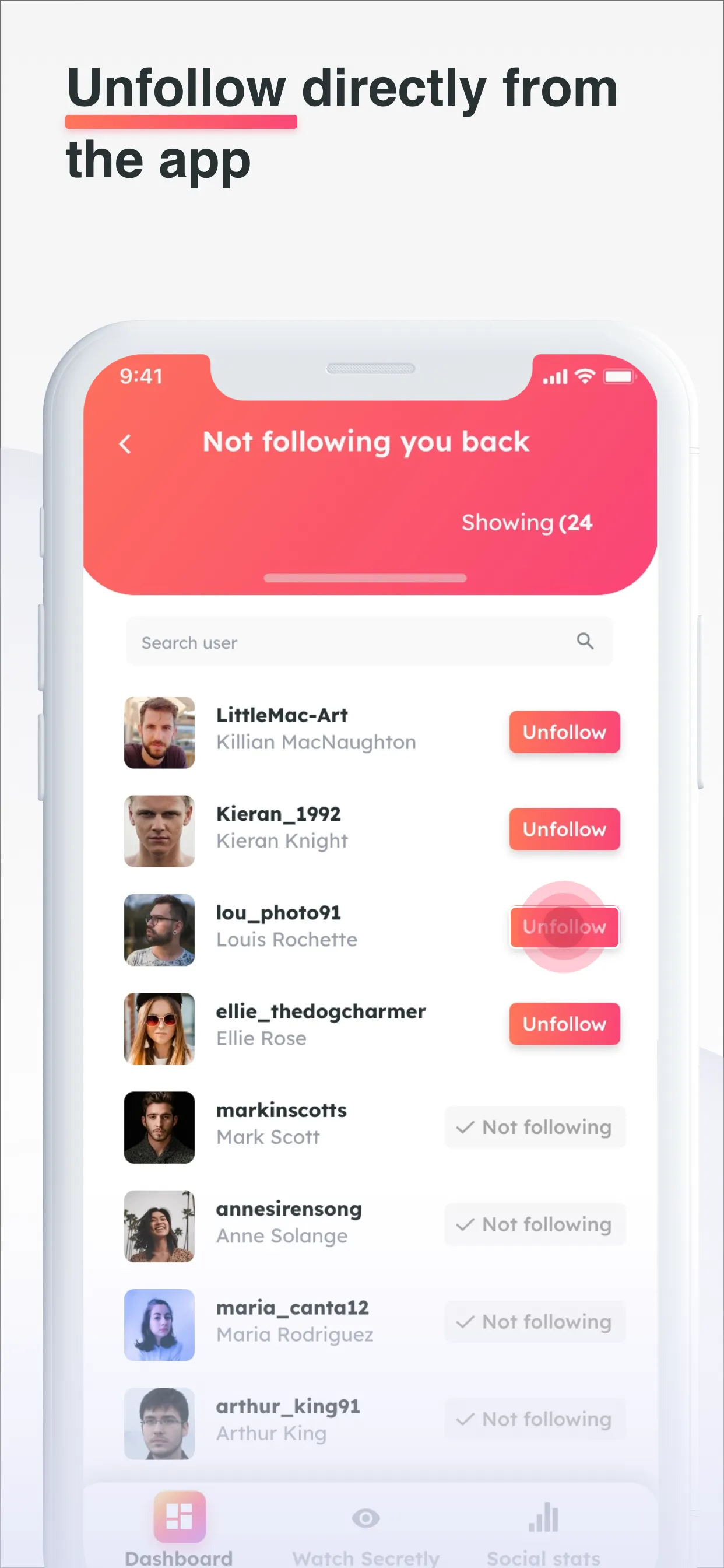 Followers Tracker IG | Indus Appstore | Screenshot