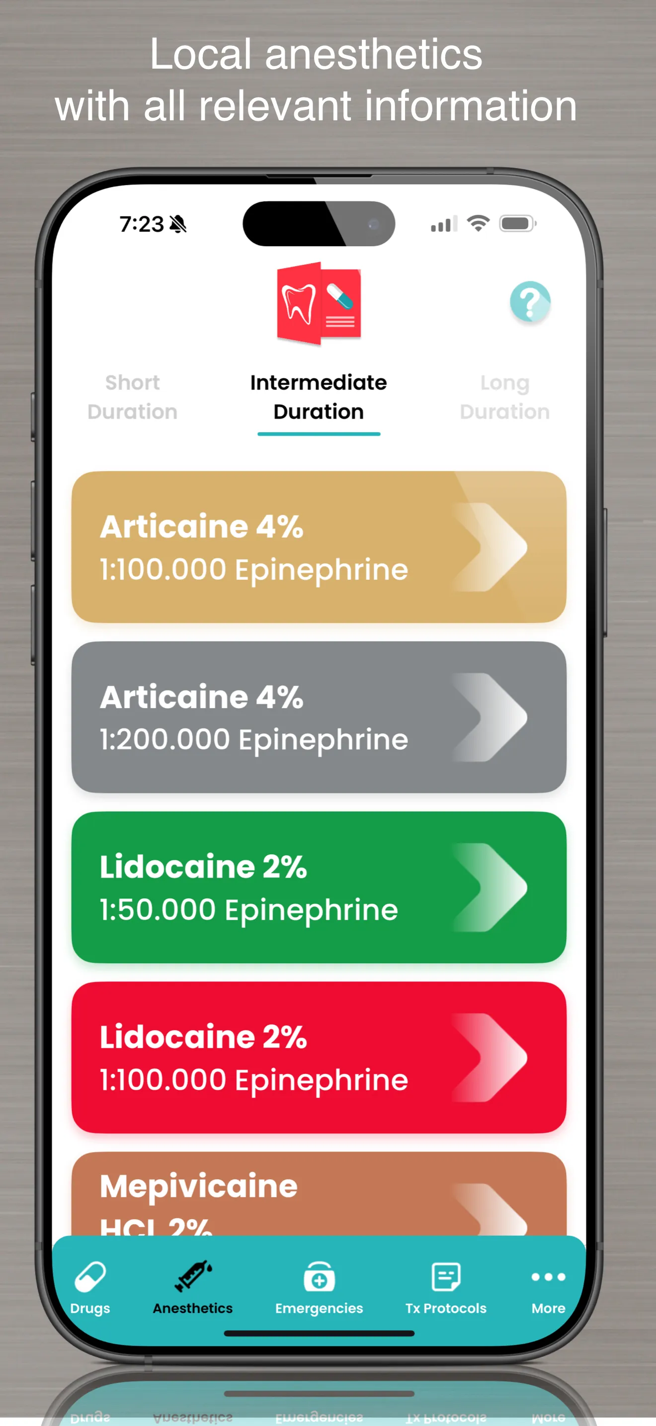 Dental Drugs & Anesthesia | Indus Appstore | Screenshot