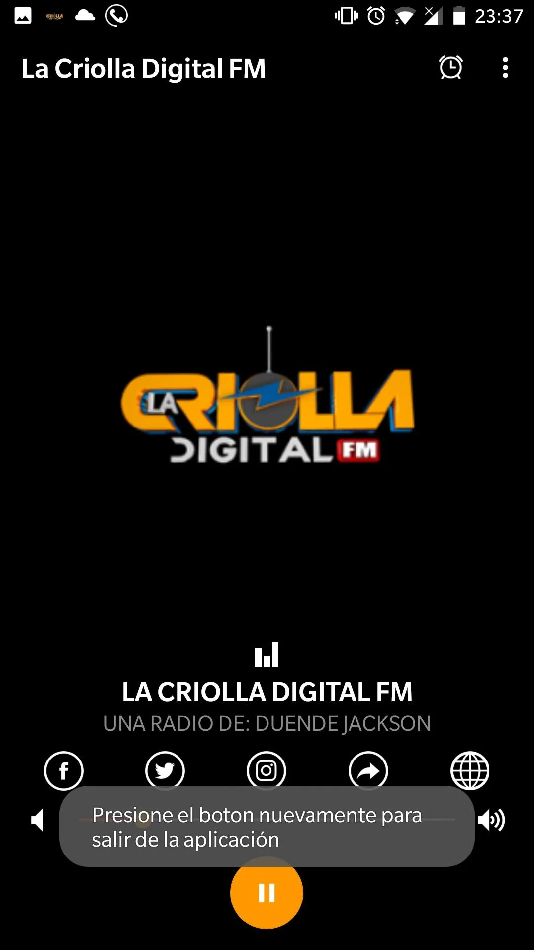 La Criolla Digital FM | Indus Appstore | Screenshot