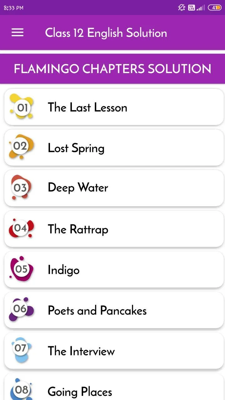 Class 12 English Solutions | Indus Appstore | Screenshot