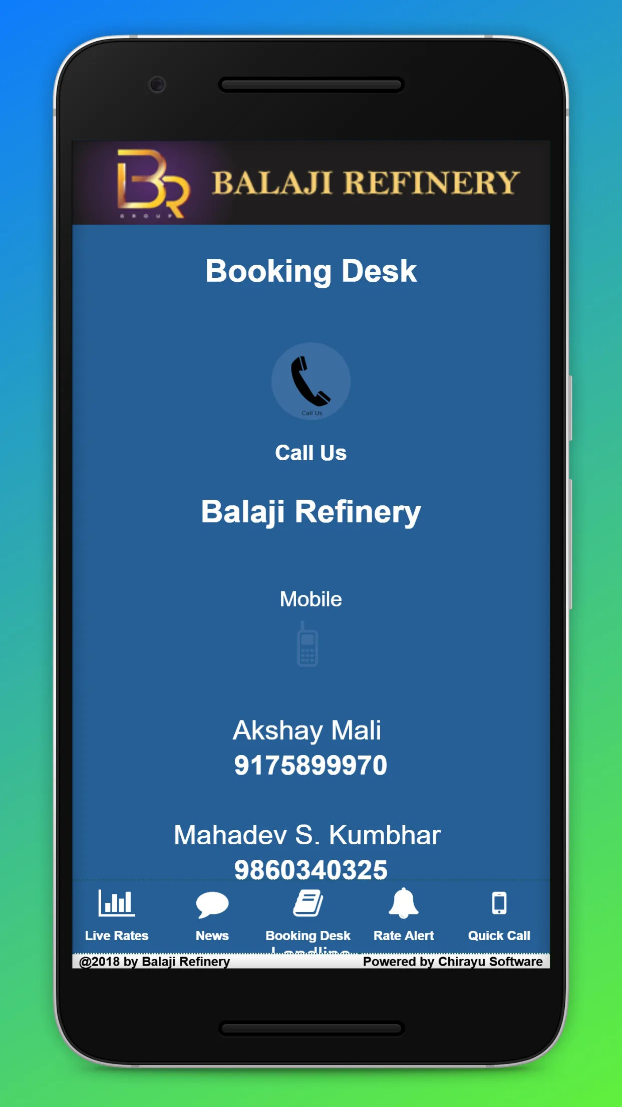 BR - Balaji Refinery | Indus Appstore | Screenshot