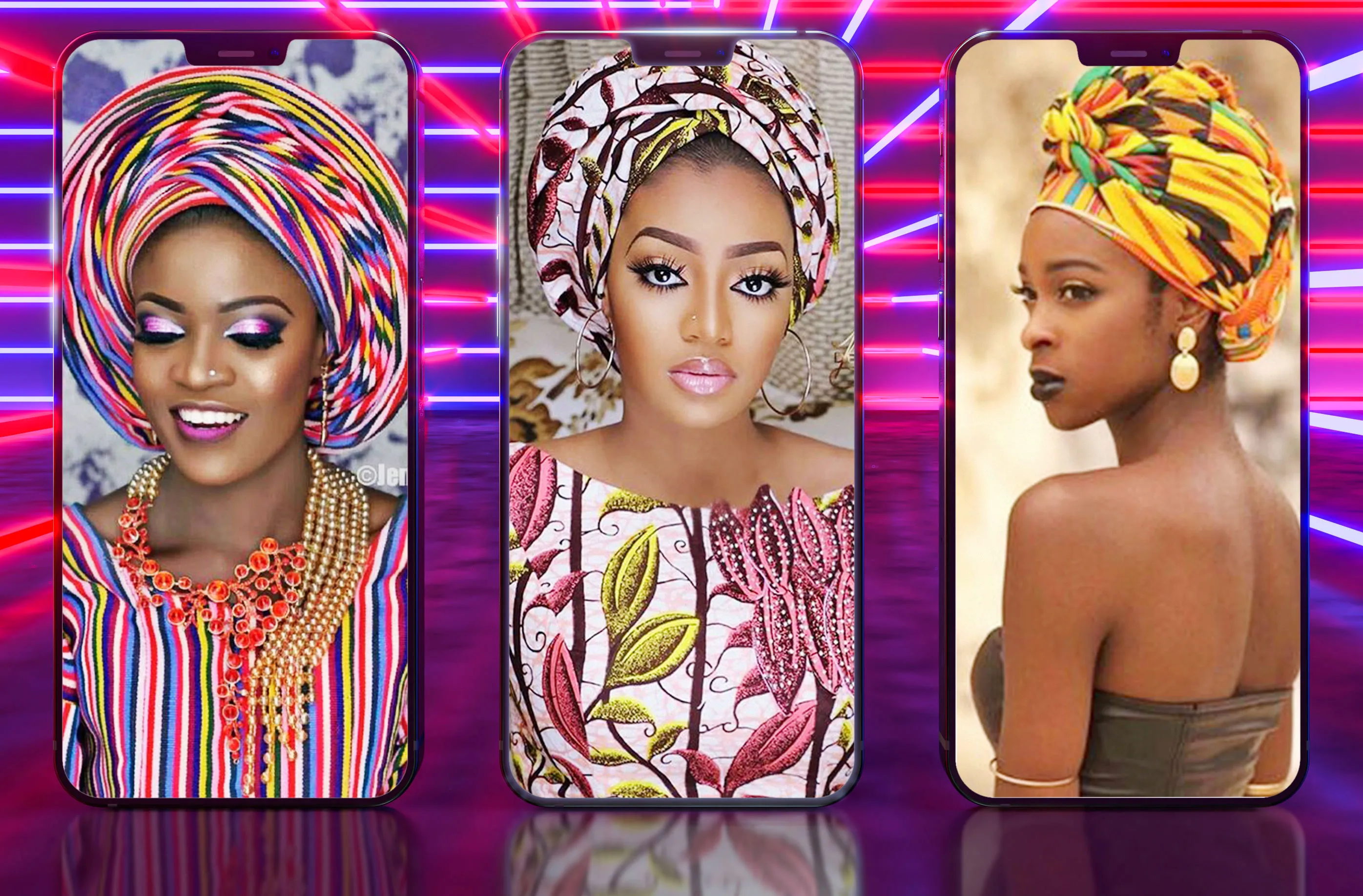 African Head Wraps Ideas | Indus Appstore | Screenshot