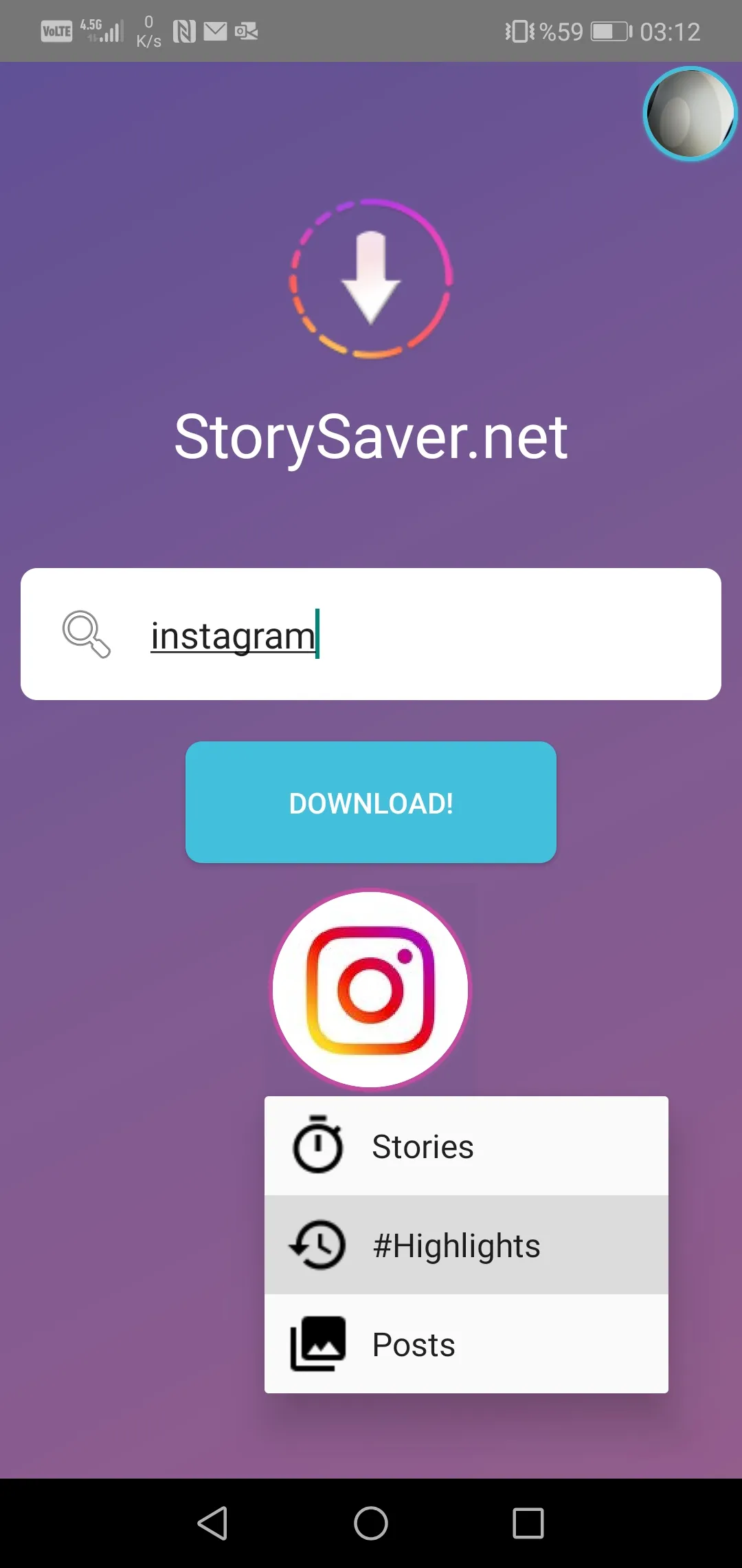 Storysaver.net App | Indus Appstore | Screenshot