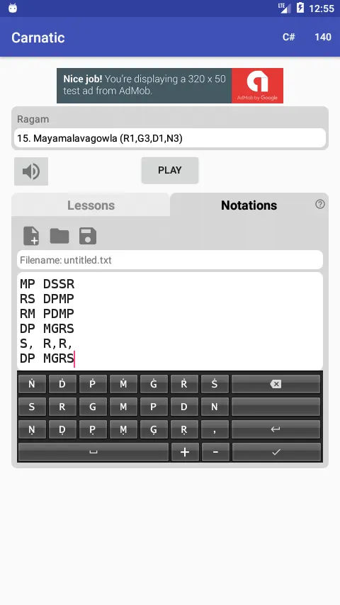 Carnatic - Notation Player | Indus Appstore | Screenshot