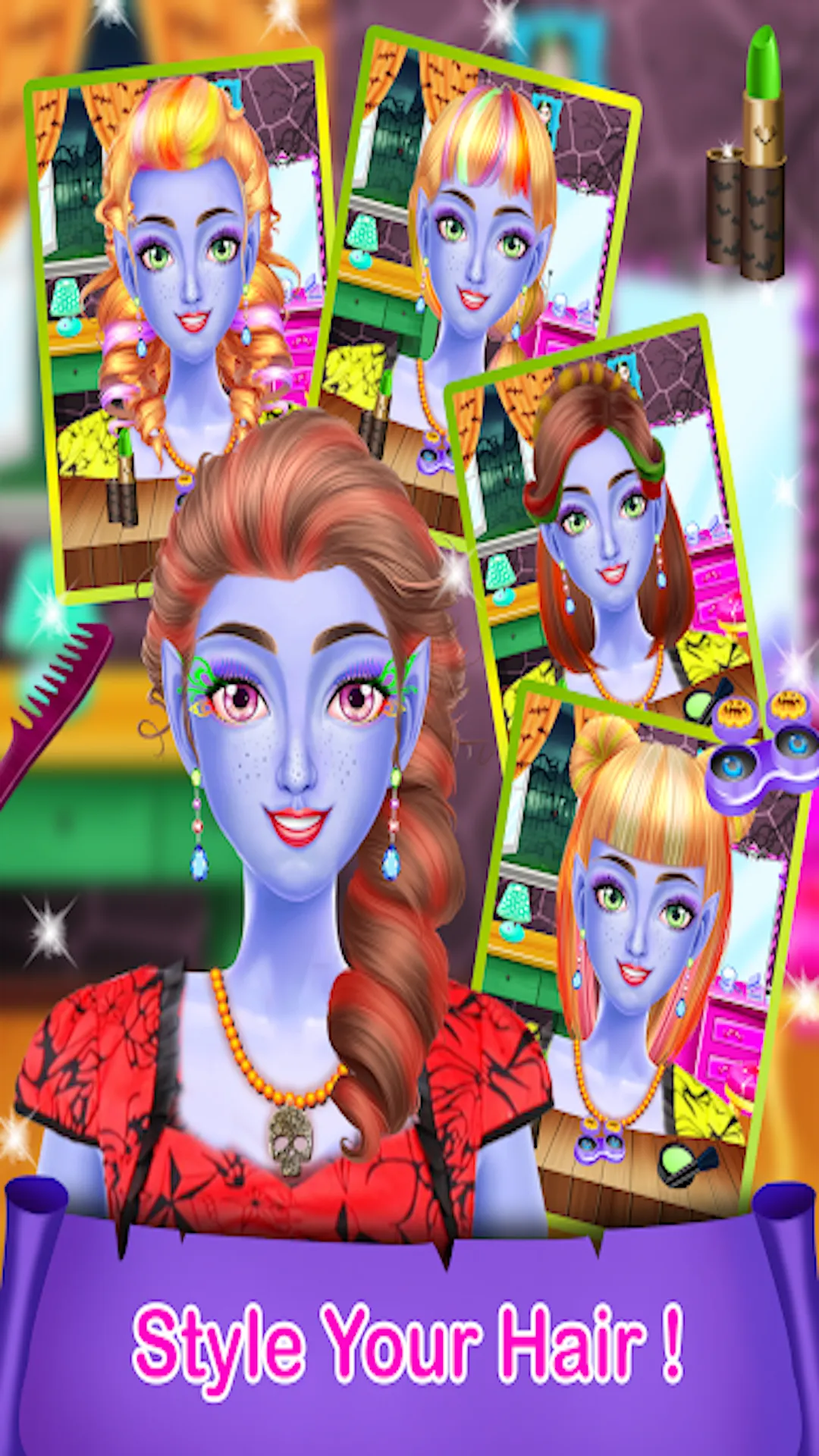 Halloween Girl Makeup Salon | Indus Appstore | Screenshot