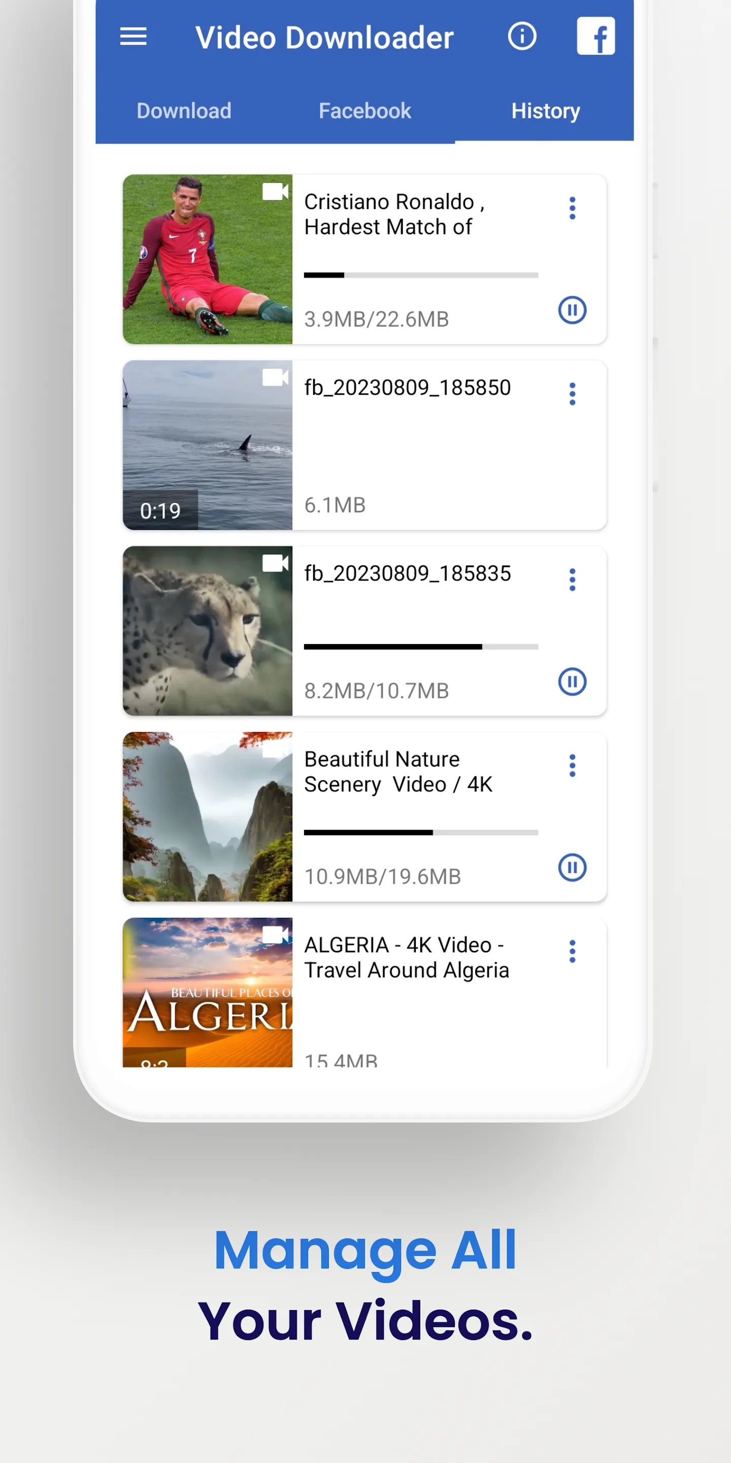 Video Downloader for Facebook | Indus Appstore | Screenshot