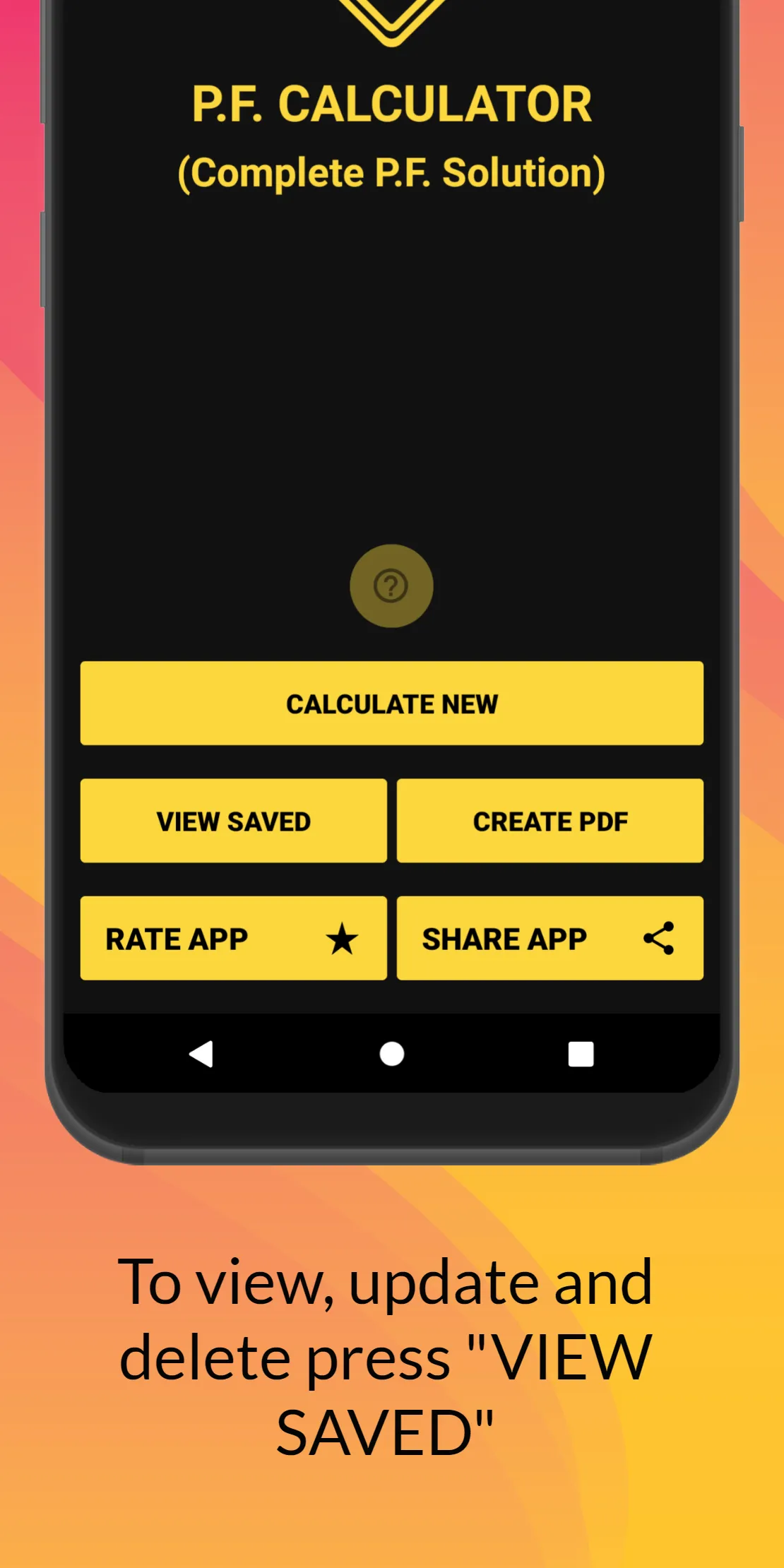 PF Calculator | Indus Appstore | Screenshot