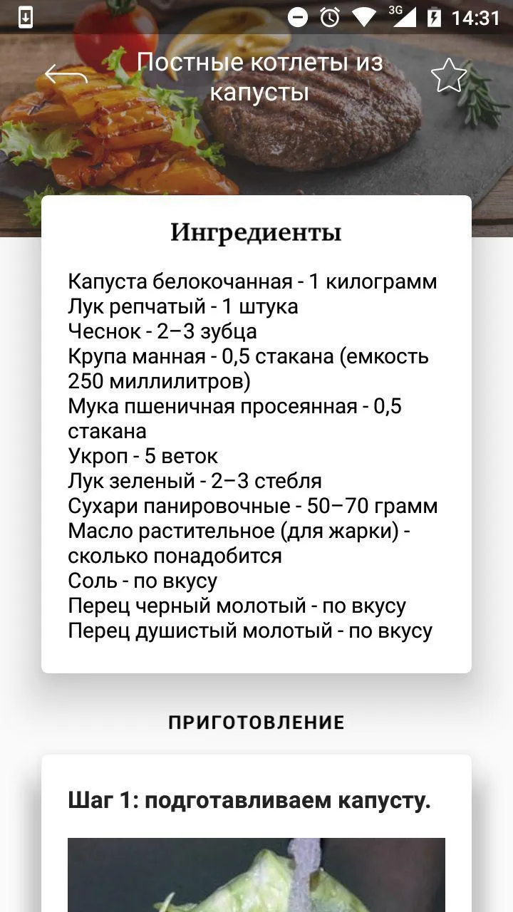 Рецепты котлет | Indus Appstore | Screenshot