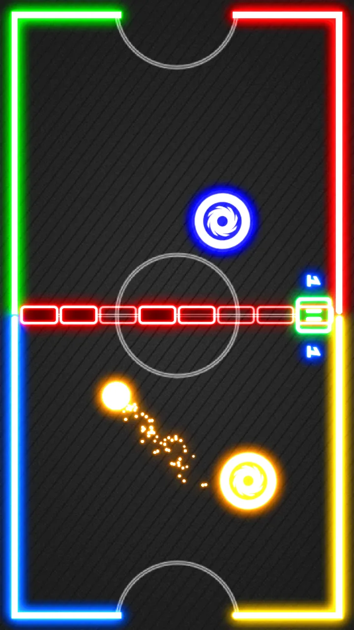 Air Hockey Glow: 2 Players | Indus Appstore | Screenshot