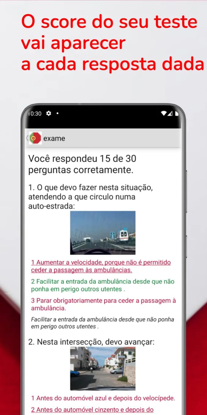 Testes de Código IMTT:  Exames | Indus Appstore | Screenshot