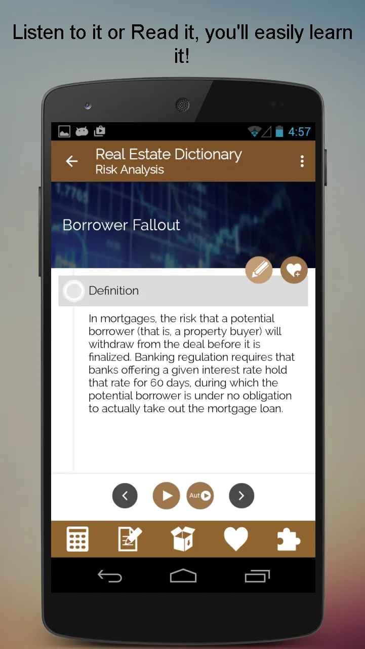 Real Estate Dictionary | Indus Appstore | Screenshot