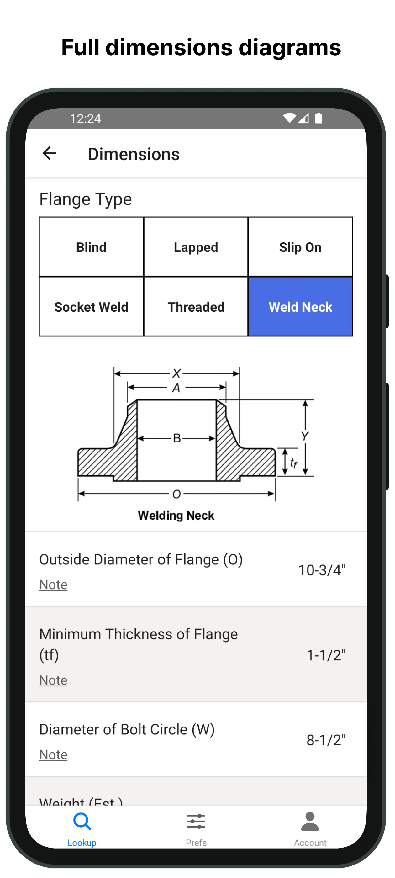 Flange Bolt Size & Torque | Indus Appstore | Screenshot