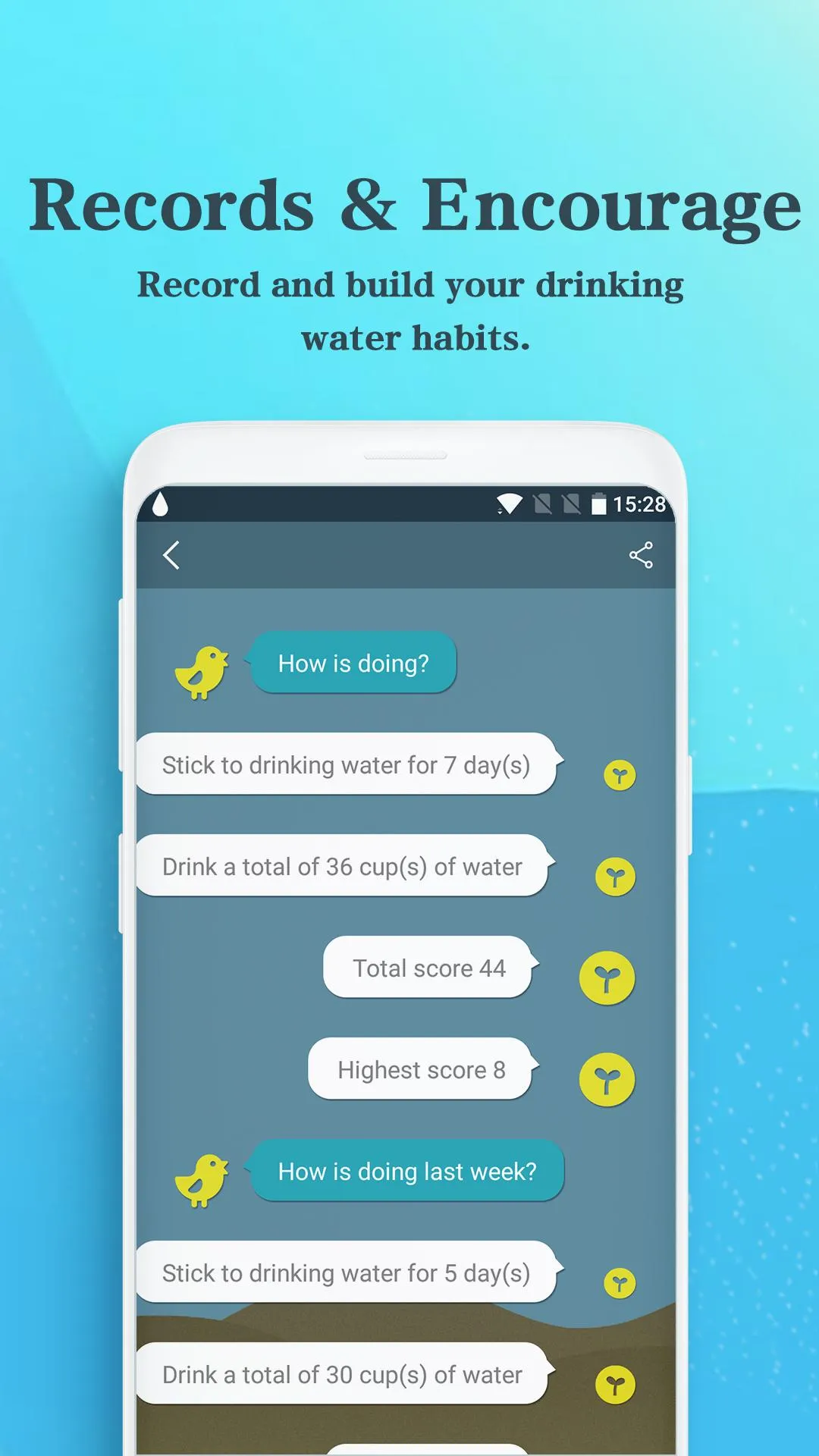 Klik8: Drink water reminder | Indus Appstore | Screenshot