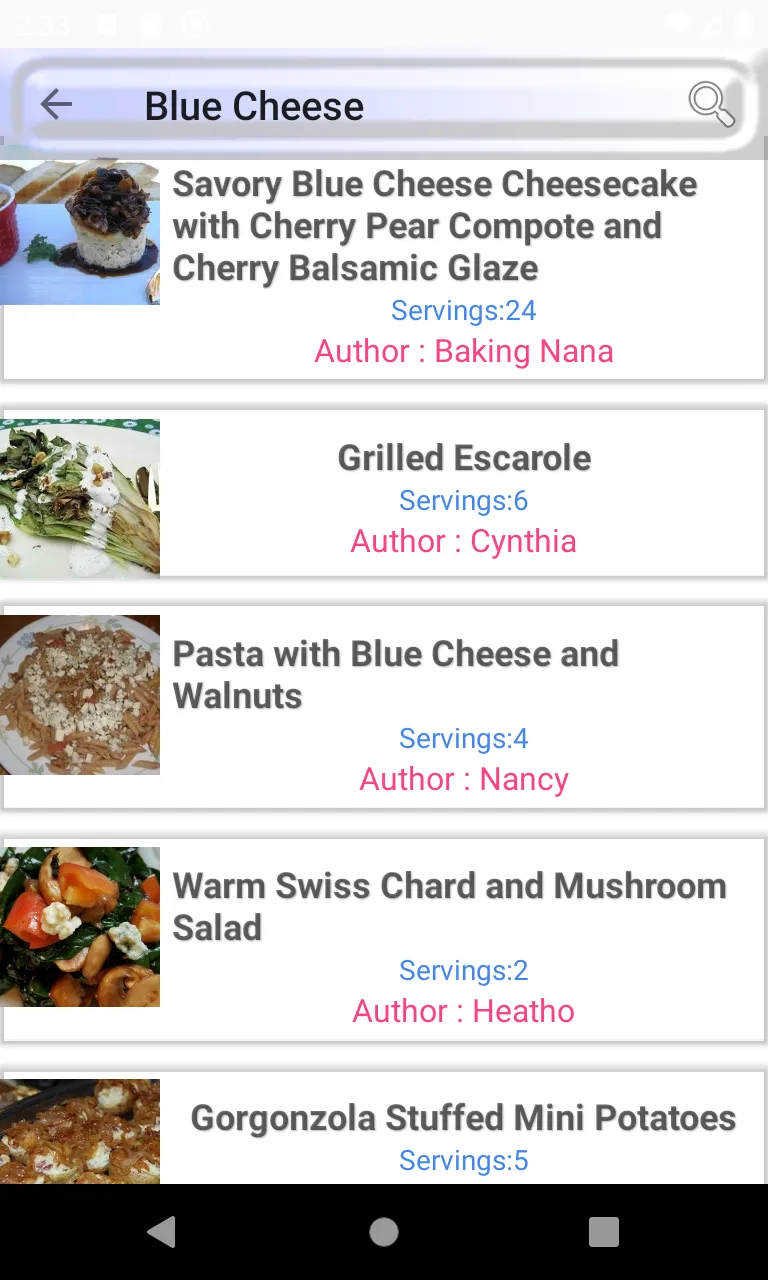 Blue cheese recipe | Indus Appstore | Screenshot