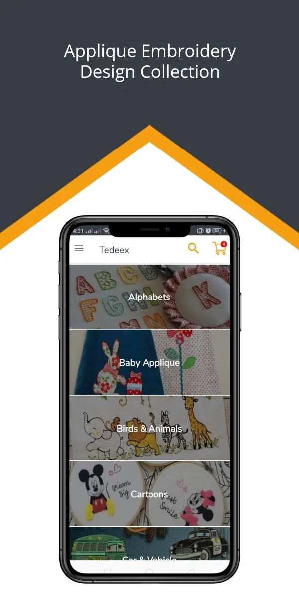Tedeex - Embroidery Design | Indus Appstore | Screenshot