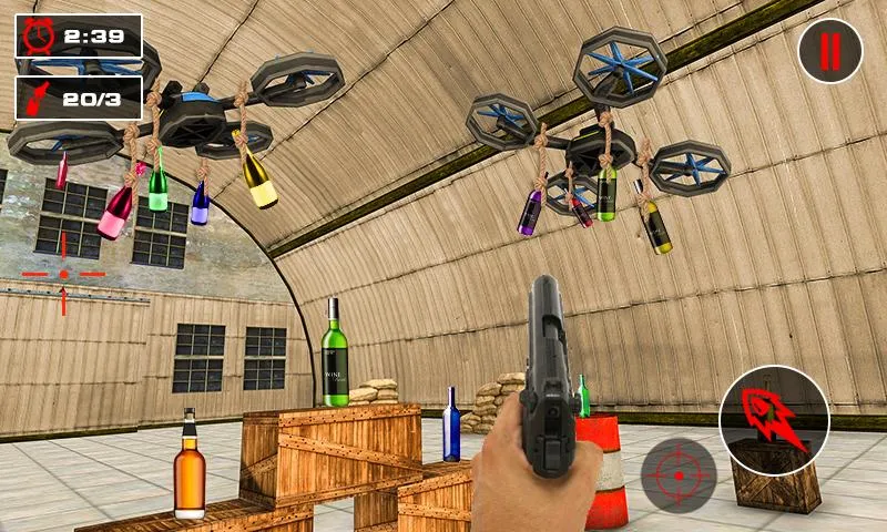 Bottle Shooter Games Gun Range | Indus Appstore | Screenshot