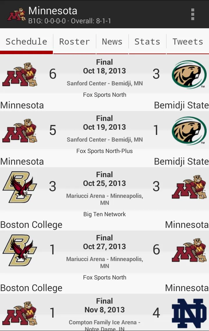 College Hockey News | Indus Appstore | Screenshot