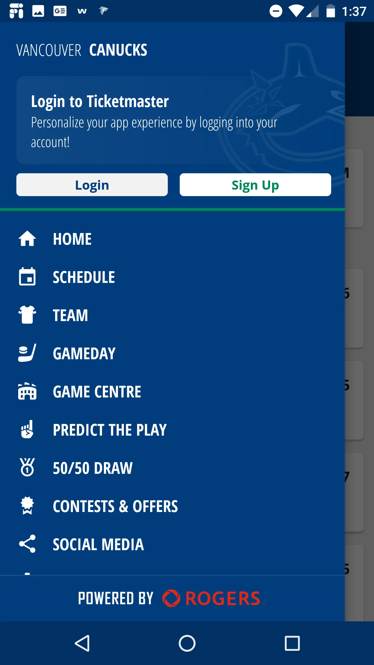 Vancouver Canucks | Indus Appstore | Screenshot