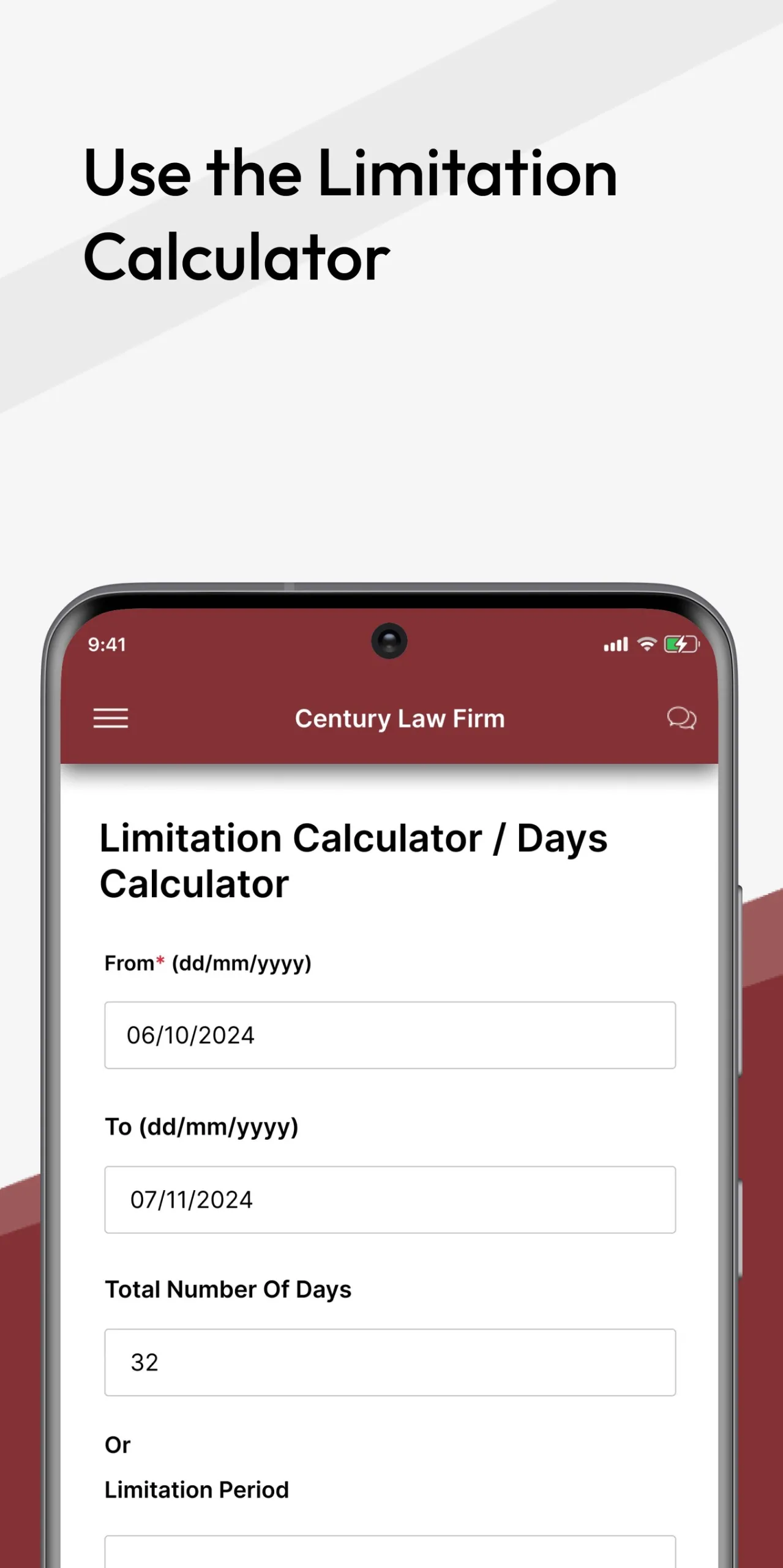 CLF Court Fee Calculator | Indus Appstore | Screenshot