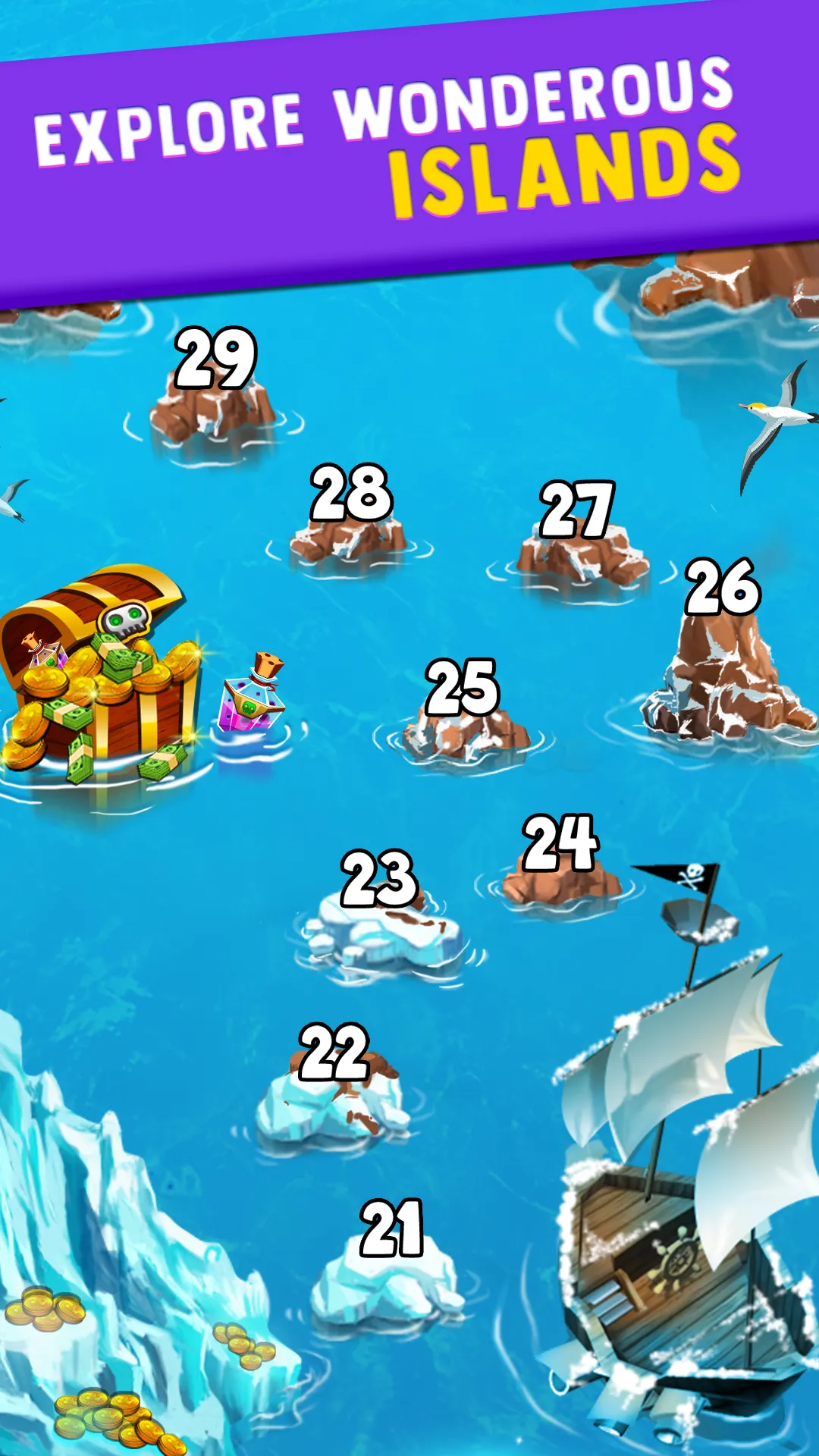 Pirates Gold Coin Party Dozer | Indus Appstore | Screenshot