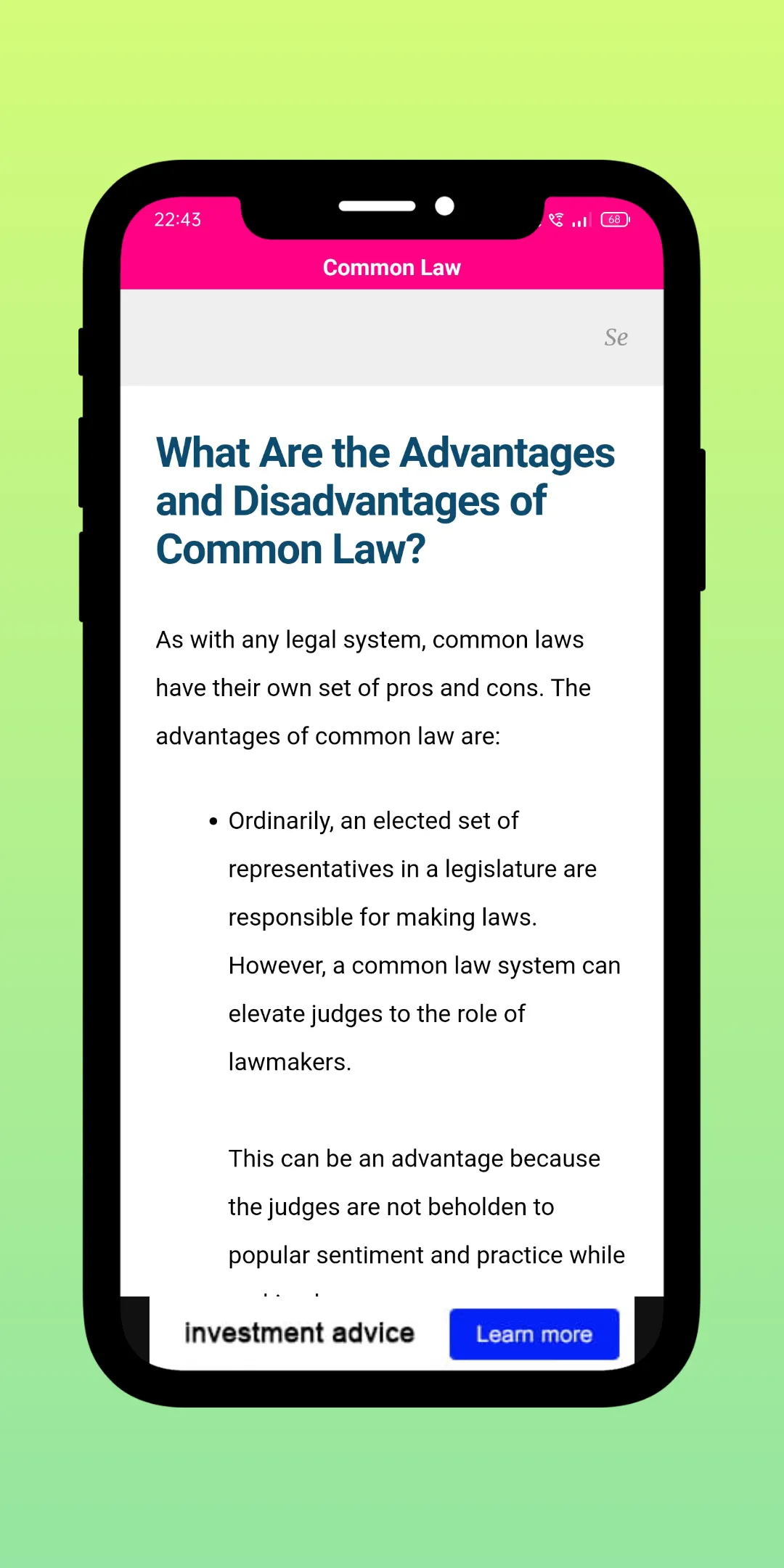 Common law | Indus Appstore | Screenshot