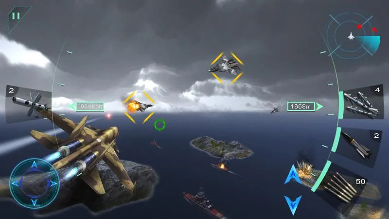 Sky Fighters 3D | Indus Appstore | Screenshot