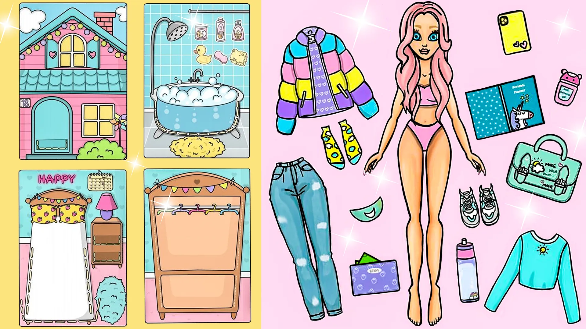 Sweet Doll Dressup Makeup Game | Indus Appstore | Screenshot