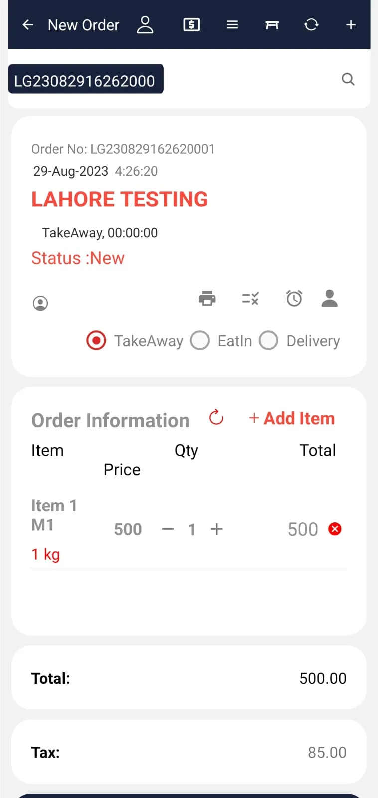 Foodnerd POS Orderdock | Indus Appstore | Screenshot