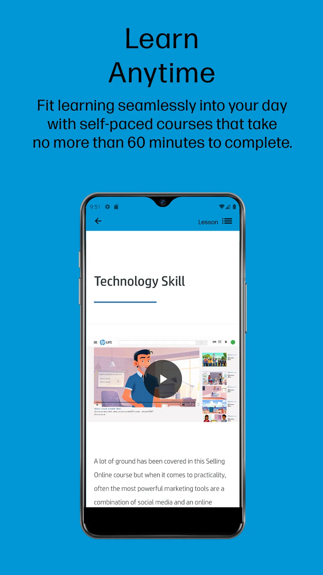 HP LIFE: Learn business skills | Indus Appstore | Screenshot