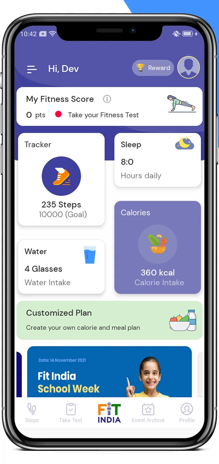 Fit India Mobile App | Indus Appstore | Screenshot