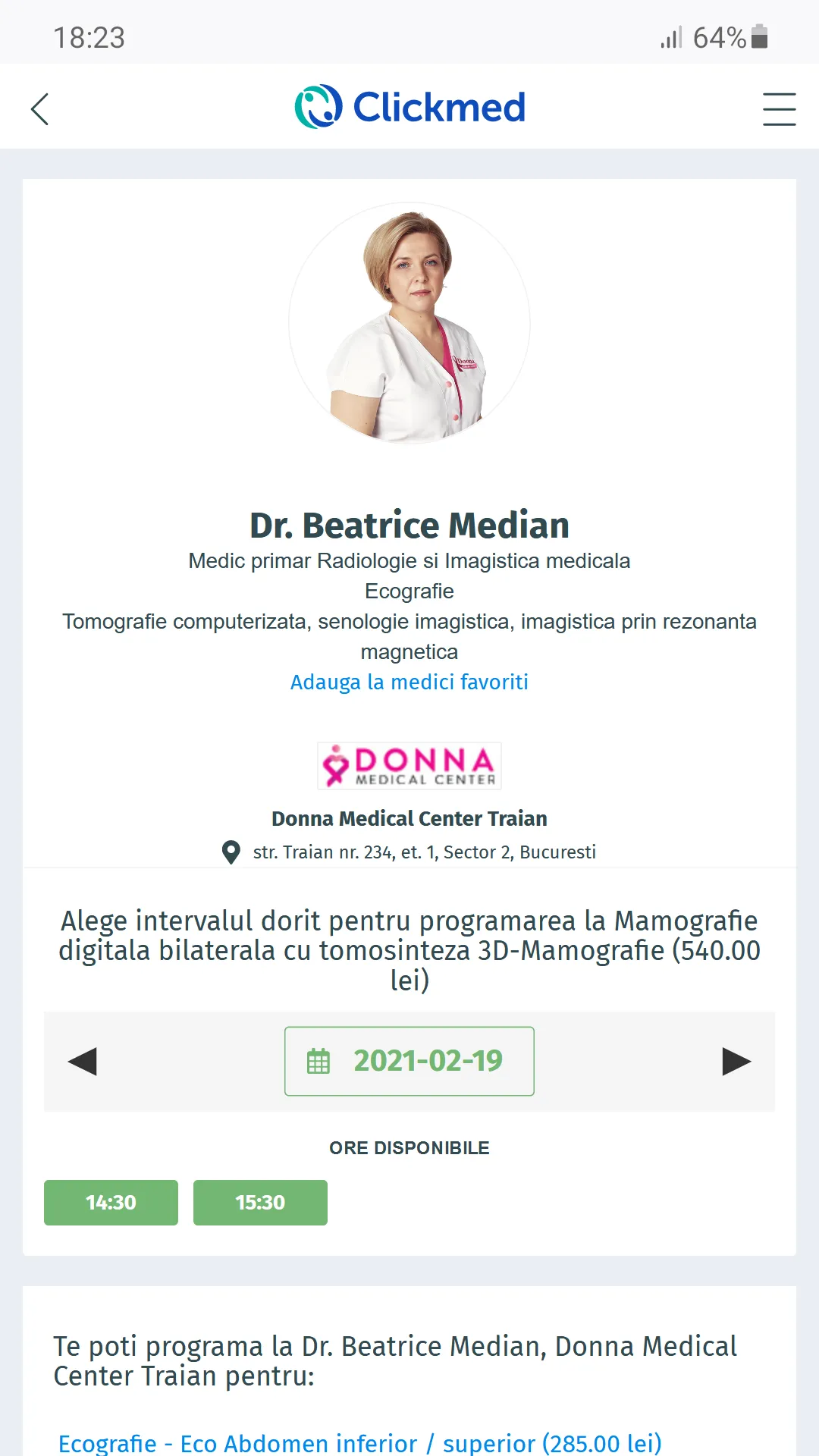 ClickMed - programare la medic | Indus Appstore | Screenshot