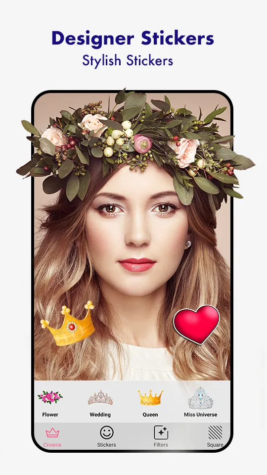 Wedding Flower Crown Photo | Indus Appstore | Screenshot