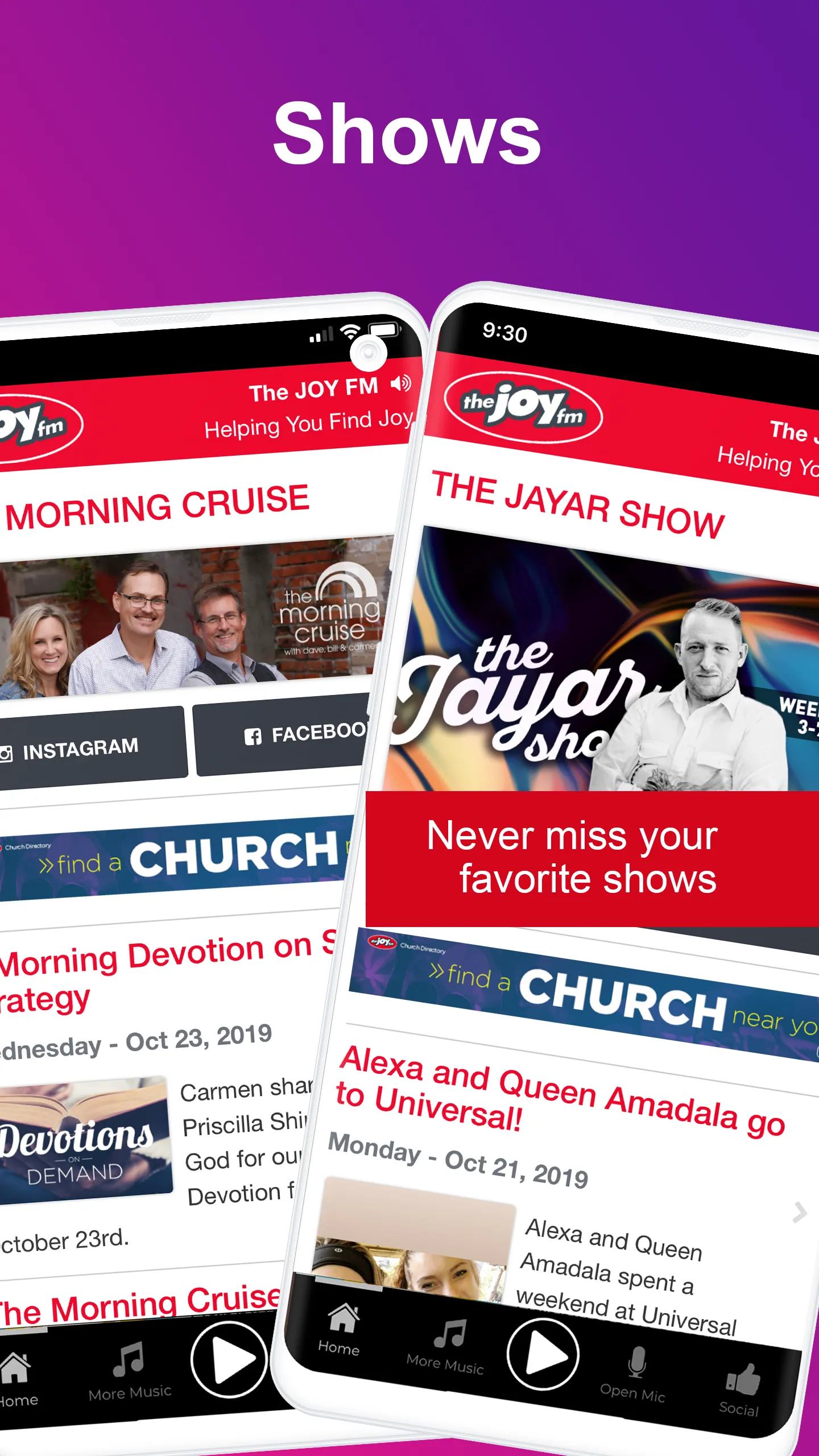 The JOY FM Georgia | Indus Appstore | Screenshot