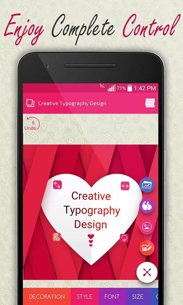 Creative Typography Design | Indus Appstore | Screenshot