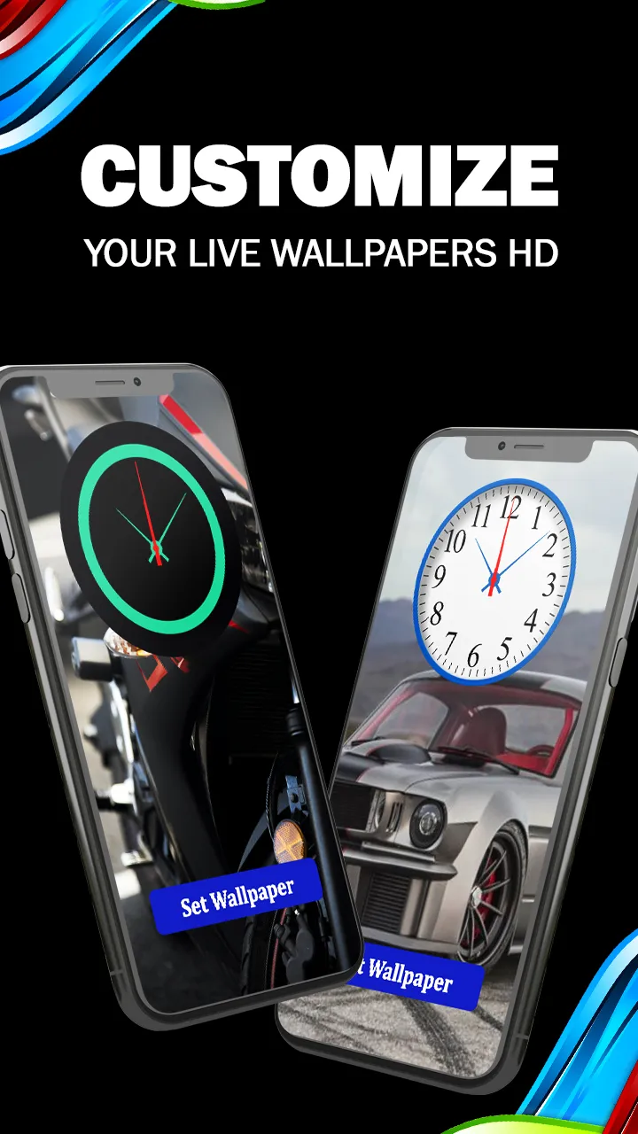 Smart Night Clock Wallpaper | Indus Appstore | Screenshot