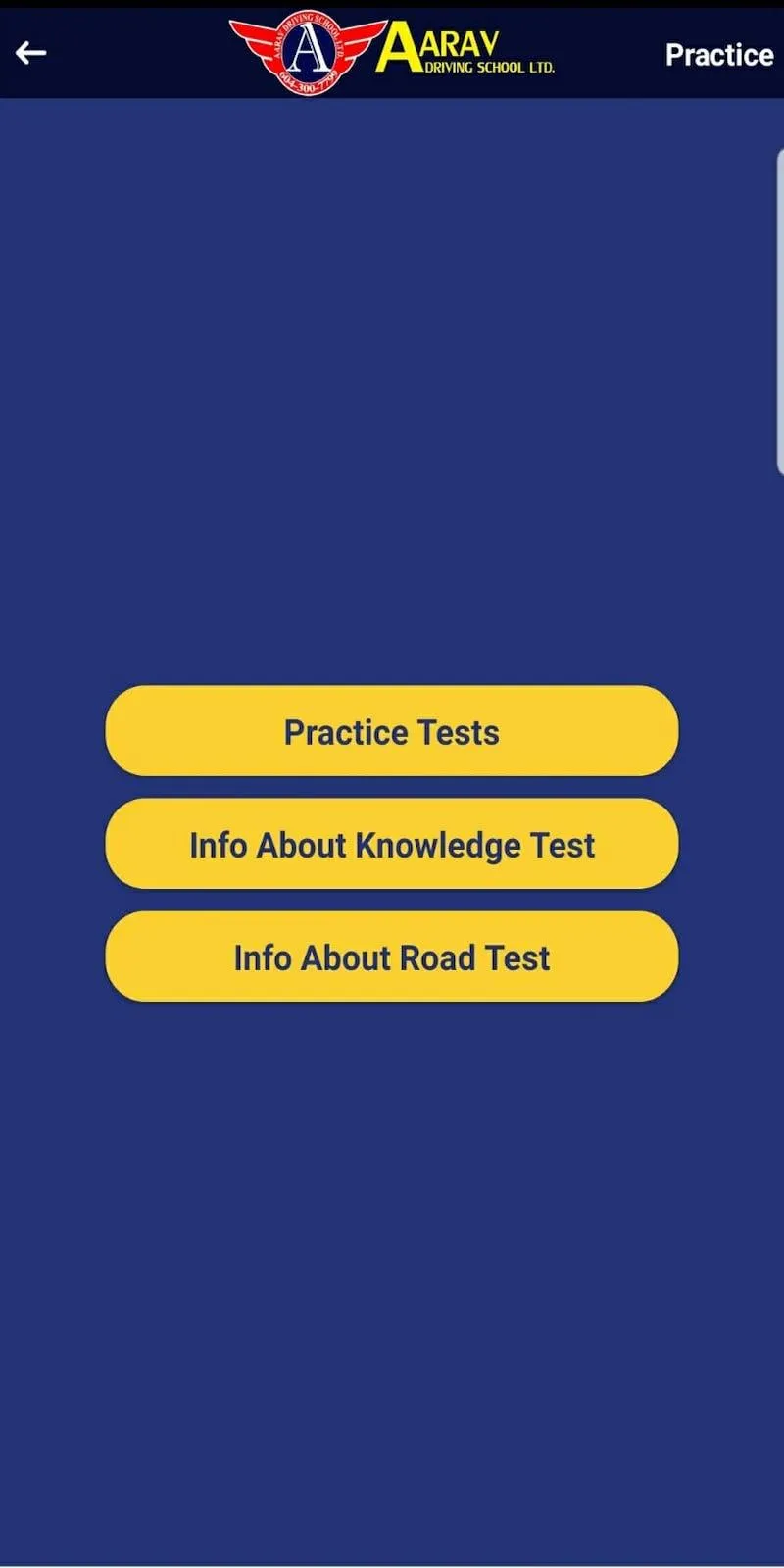 ICBC PRACTICE TEST - AARAV DRI | Indus Appstore | Screenshot