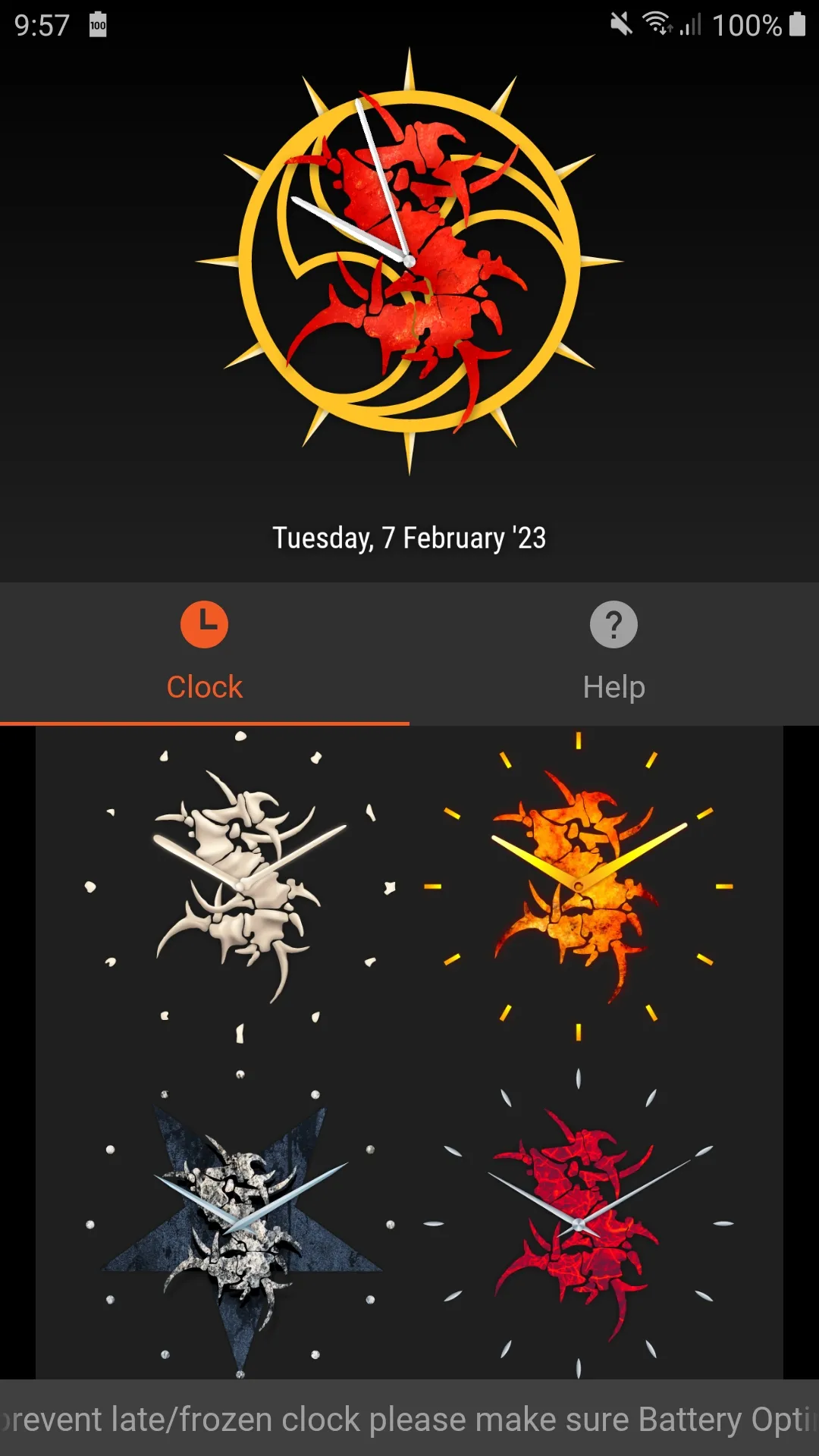 Sepultura Clock Widget | Indus Appstore | Screenshot