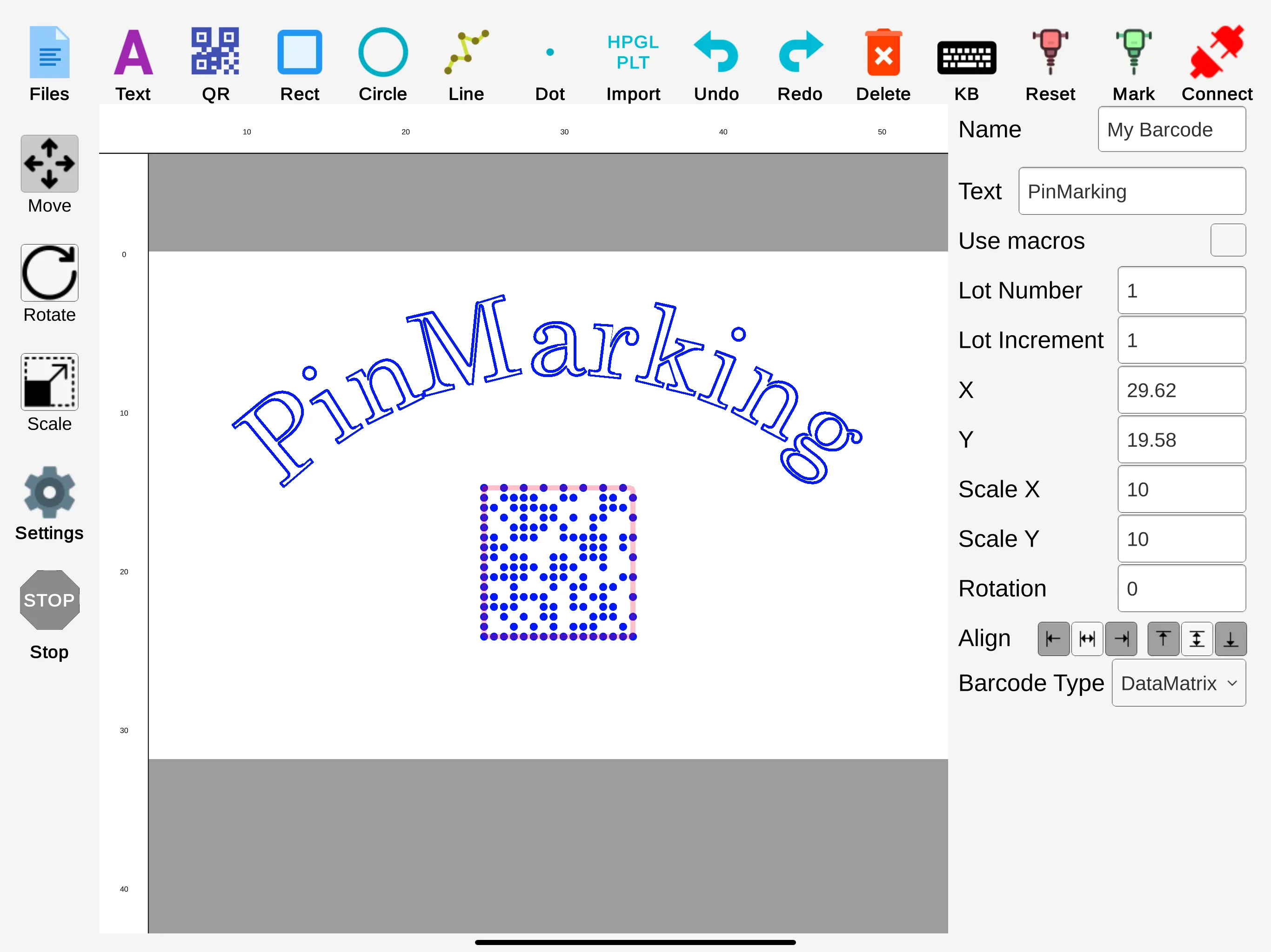 JeilMTech PinMarking JS2200 | Indus Appstore | Screenshot