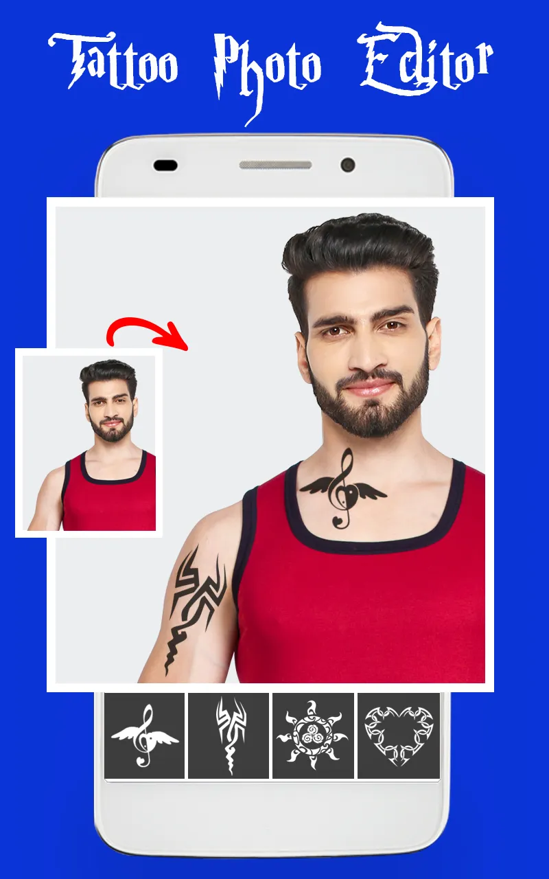 Tattoo photo editor | Indus Appstore | Screenshot