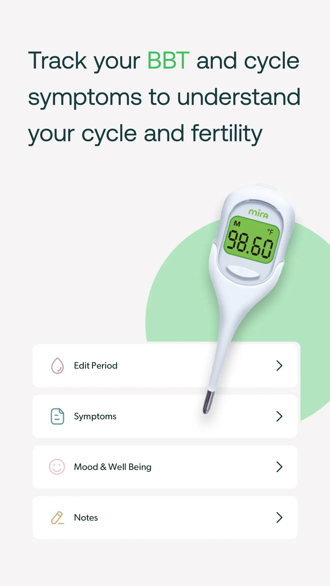 Mira Fertility & Cycle Tracker | Indus Appstore | Screenshot