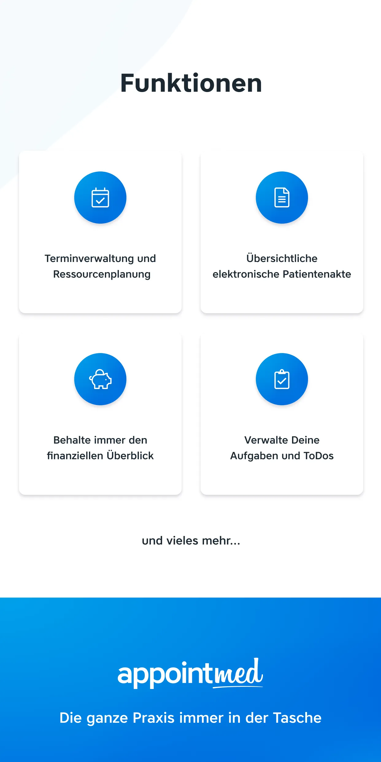 appointmed Praxisverwaltung | Indus Appstore | Screenshot