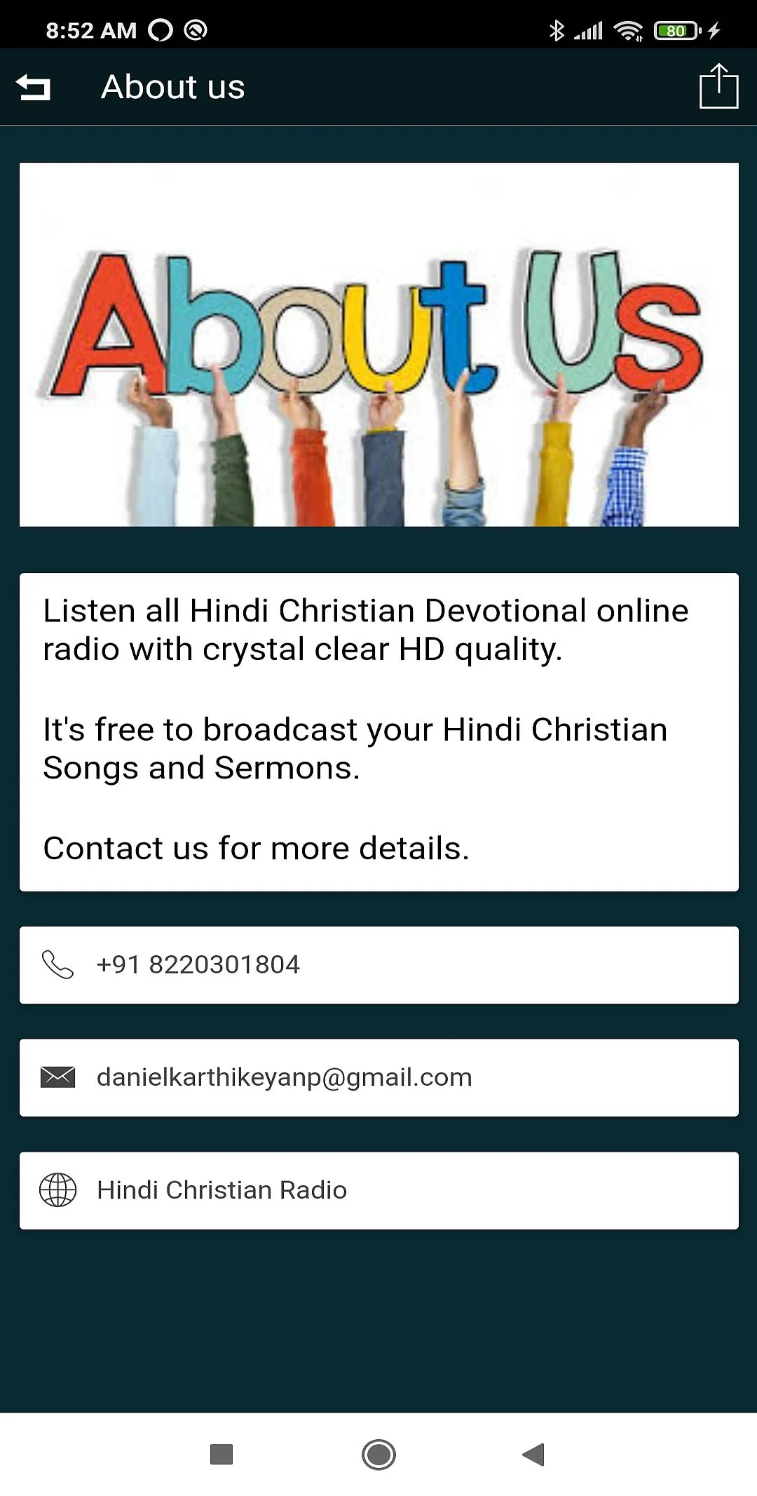 Hindi Christian Radio हिंदी क् | Indus Appstore | Screenshot